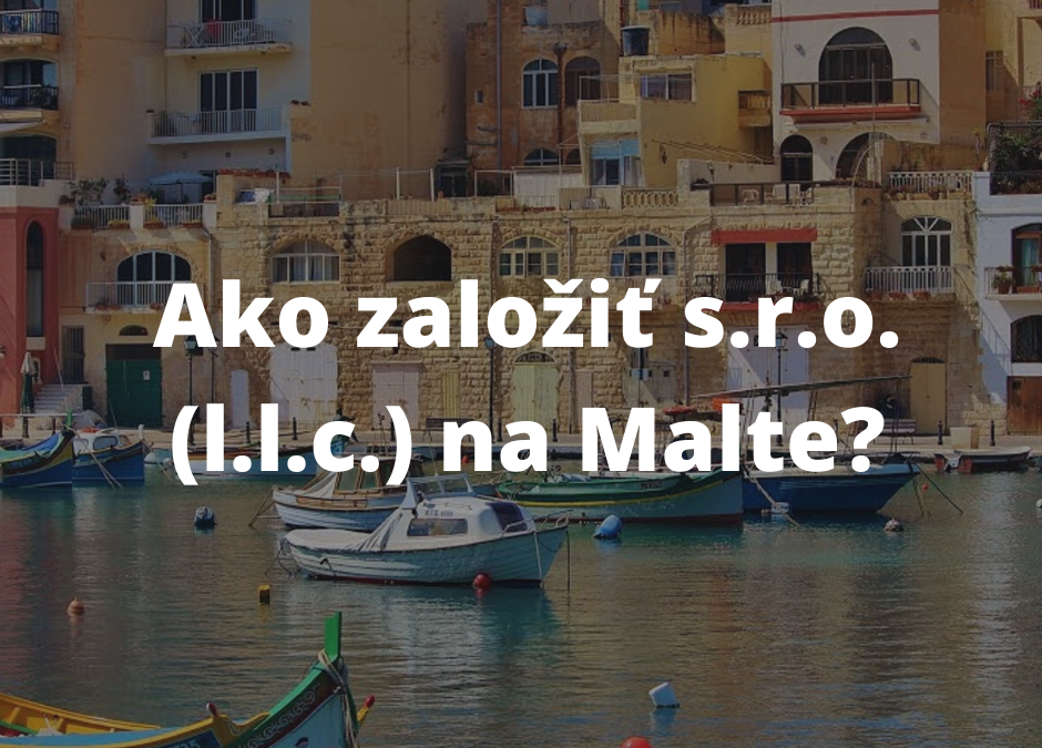 Založenie s.r.o na Malte