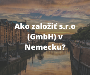 zalozenie s.r.o. v nemecku