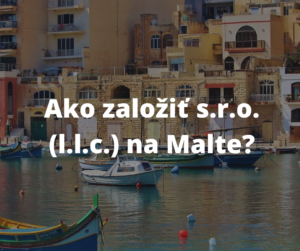 ako zalozit sro na malte