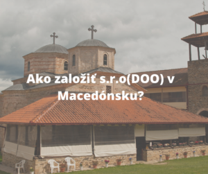 Založenie s.r.o v Macedónsku