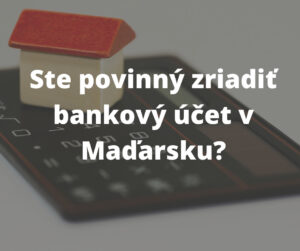 bankovy ucet v madarsku
